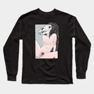 horse ghost Long Sleeve T-Shirt